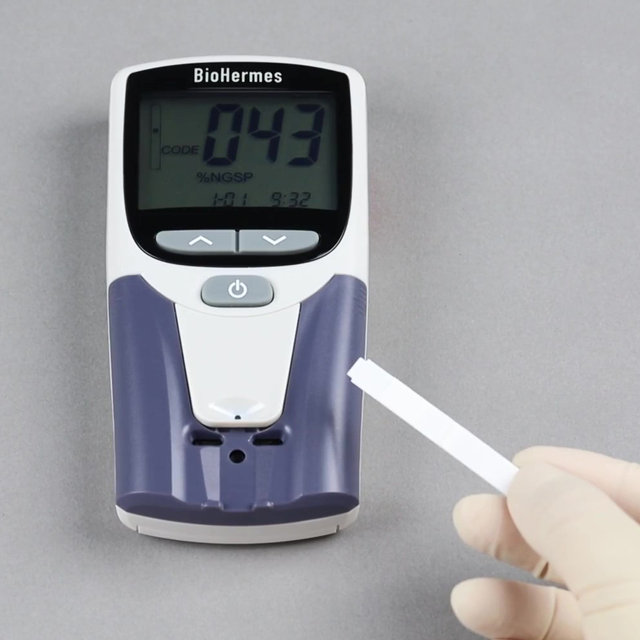 BioHermes 당화혈색소측정기 HbA1c 글리코헤모글로빈측정 A1cEZ(스트립 1박스 포함)_스트립추가