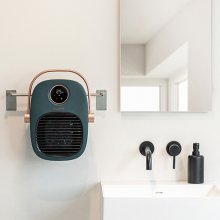 [공식][비밀특가] 다용도 가정용 욕실 화장실 PTC 벽걸이 전기 온풍기 히터 181 (화이트)