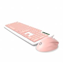 QSENN MK280 무선 키보드 마우스 세트 (핑크)