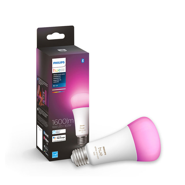 필립스 휴 화이트&컬러 엠비언스 1600 루멘 13W 스마트 전구