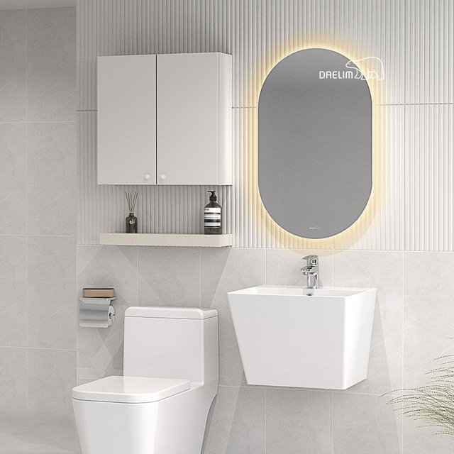 [웨딩페어 단독혜택]대림바스 무드웨이브 LED 거울형 소형욕실 리모델링