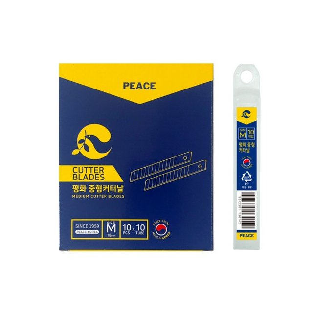 피스코리아 커터날 중 중, 10본입 통