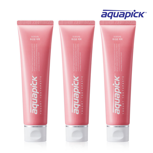 아쿠아픽 유산균 치약 130g (3개입)