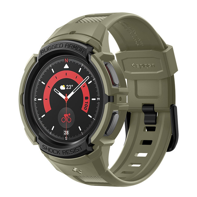 갤럭시워치5 프로 스트랩 일체형 케이스 러기드아머 프로