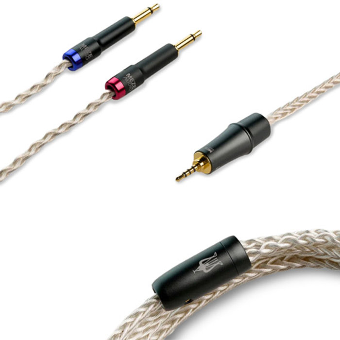 MEZE MEZE AUDIO 메제 헤드폰 케이블 LIRIC SILVER PLATED PCUHD PREMIUM CABLE 2.5mm/3.5mm