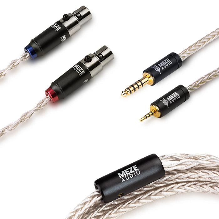 MEZE MEZE AUDIO 메제 헤드폰 케이블 EMPYREAN SILVER PLATED PCUHD Cable 4.4mm-1.3M
