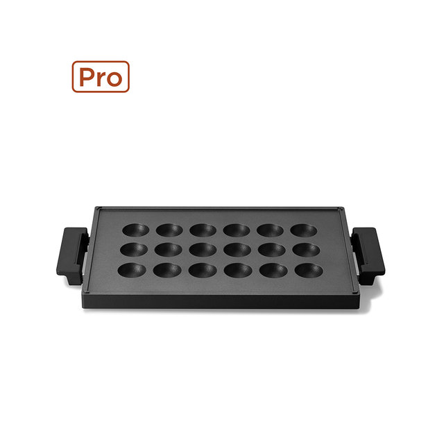 [전용가방 증정] [공식수입원]발뮤다 더 플레이트 프로+그리들&커버+타코야키플레이트 K10B-BK