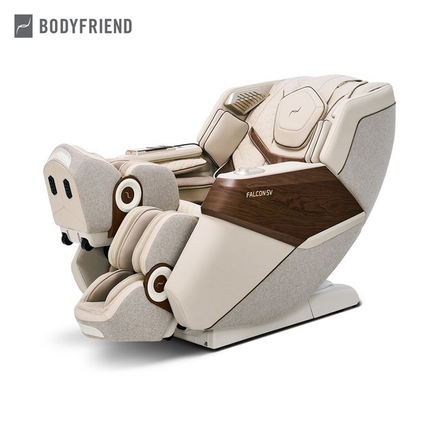 [클릭 혜택가적용]카드최대 7% 바디프랜드 팔콘SV 2026 천연가죽 안마의자 헬스케어로봇 무상AS 5년