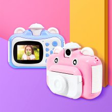 엠피지오 트윙클키즈프린트카메라(핑크/블루) 어린이 아기 유아 선물 토이카메라 조카선물