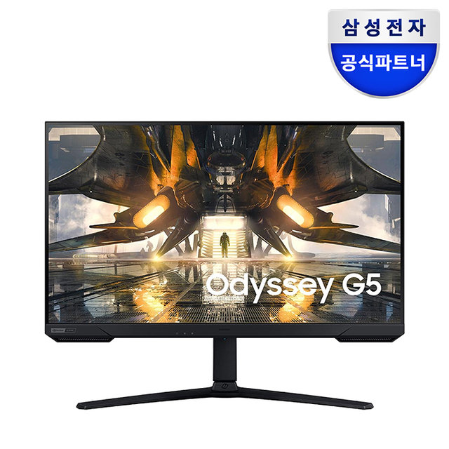 [공식] 삼성 오디세이 G5 S32AG520 80.1cm 게이밍 모니터 165Hz IPS QHD 지싱크 호환 피벗 VESA HDR 400