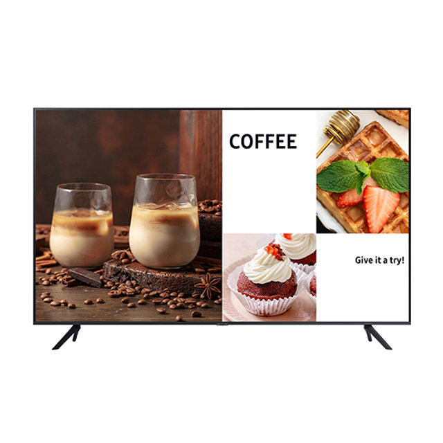 삼성 189.3cm(75인치) 비즈니스TV LH75BECHLGFXKR 벽걸이형 4K UHD LED 에너지 효율 1등급