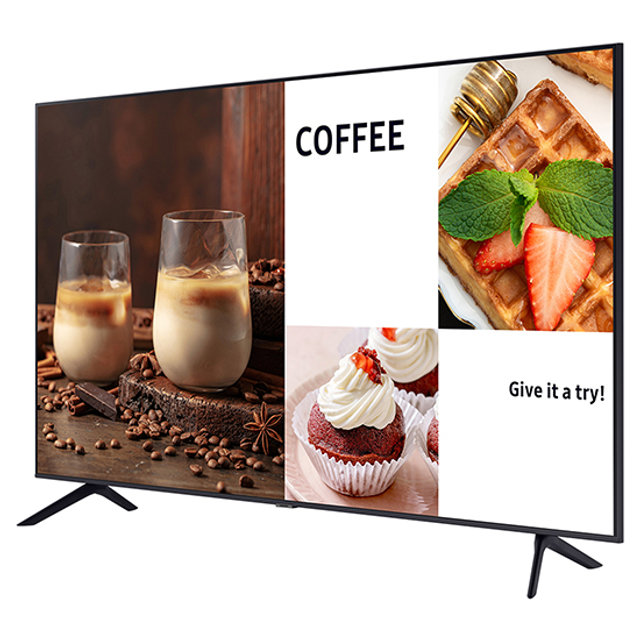 삼성 138.7cm(55인치) 비즈니스TV LH55BECHLGFXKR 벽걸이형 4K UHD LED 에너지 효율 1등급