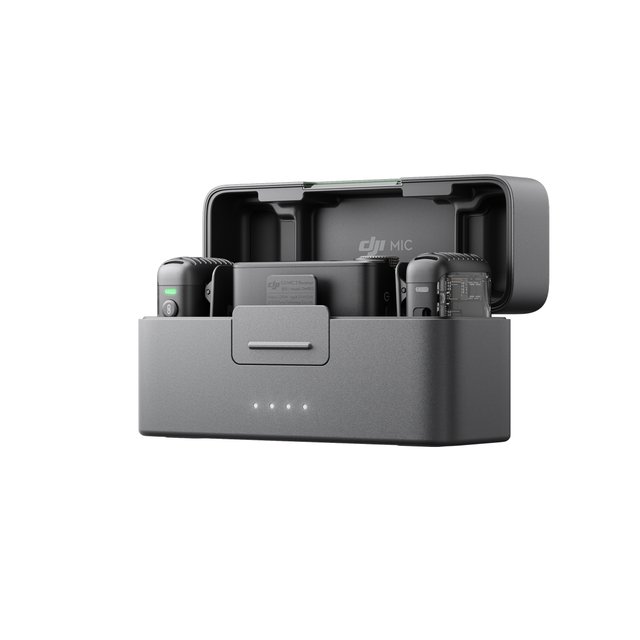 무선 마이크 2 [2TX+1RX+충전케이스][DJI MIC2 1V2][블랙]