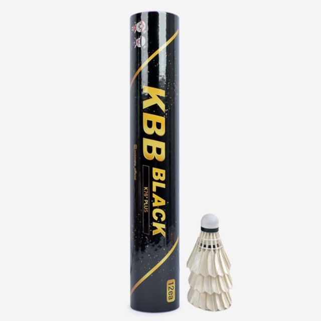 KBB 동호인 배드민턴공 셔틀콕 KBB 블랙