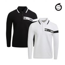 선덜랜드 남성 라인배색 골프 티셔츠 - SLM2WTS165