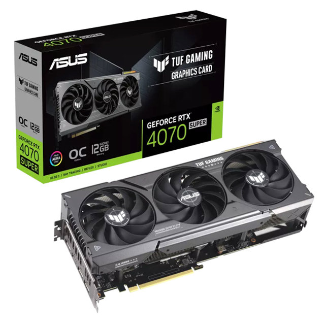 ASUS 지포스 RTX 4070 SUPER TUF Gaming O12G OC D6X 12GB 인텍