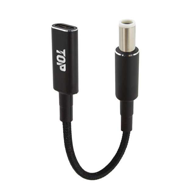 HDTOP C타입 to DC PD100W 노트북 충전 젠더 15CM 7.4x5.0 HT-CL041