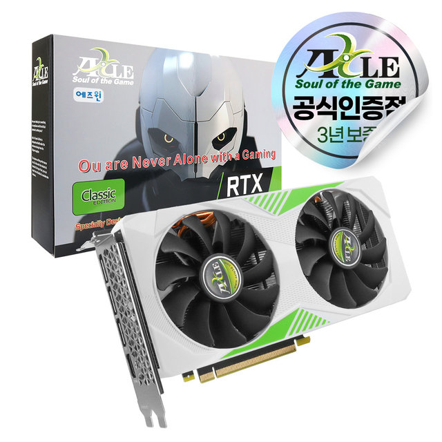 [8% 카드할인] 액슬 지포스 RTX 3070 D6 8GB White 에즈윈