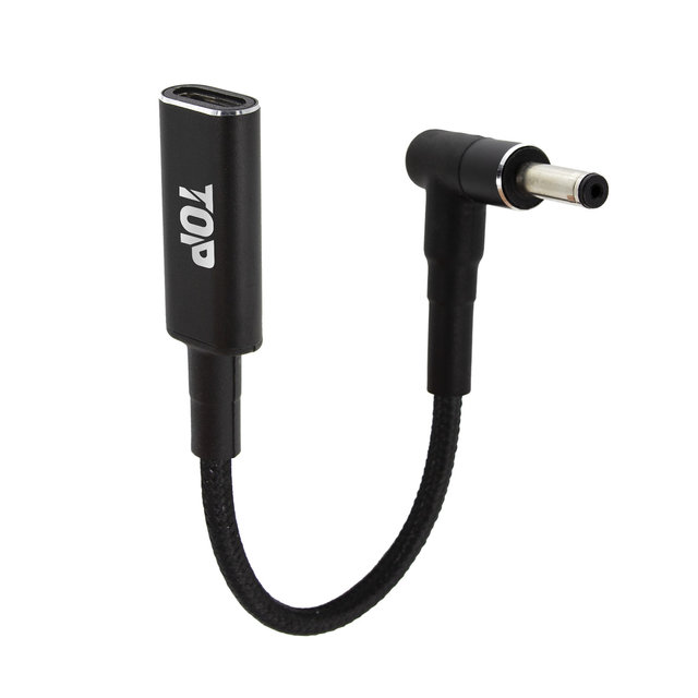 HDTOP C타입 to DC PD100W 노트북 충전 젠더 15CM 4.0x1.35 HT-CL047