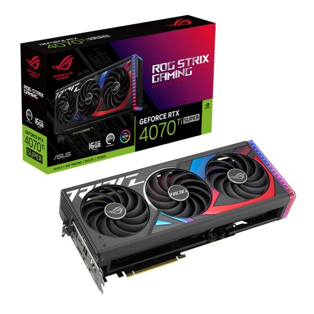 ASUS ROG STRIX 지포스 RTX 4070 Ti SUPER GAMING D6X 16GB [공인인증점]