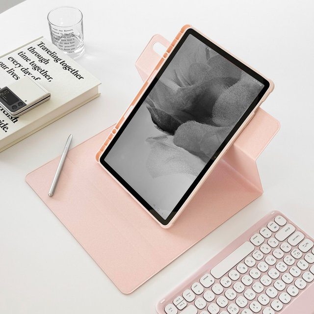 갤럭시탭S8+ S7 플러스 FE 블루투스 키보드 마그네틱 회전 케이스 TM-32