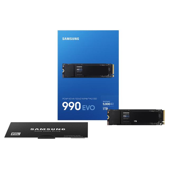삼성전자 삼성 990 EVO NVMe M.2 SSD 1TB MZ-V9E1T0BW 공식인증 (정품)