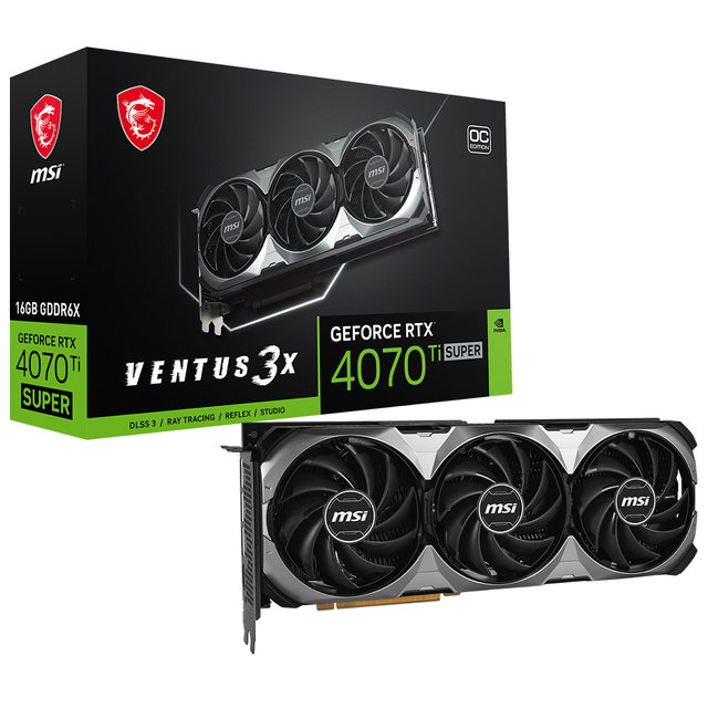MSI 지포스 RTX 4070 Ti SUPER 벤투스 3X OC D6X 16GB CL