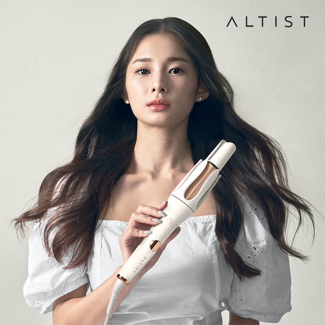 [알티스트] 매직 웨이브 오토 컬링 아이론 / 혁신적인 자동 회전 헤어스타일러 봉고데기 / AB-ACO32HBC / (파우치+헤어클립 증정) 