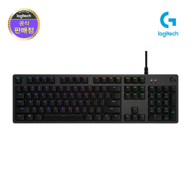 코리아 정품 G512 기계식 게이밍키보드 GX BLUE 클리키(청축)