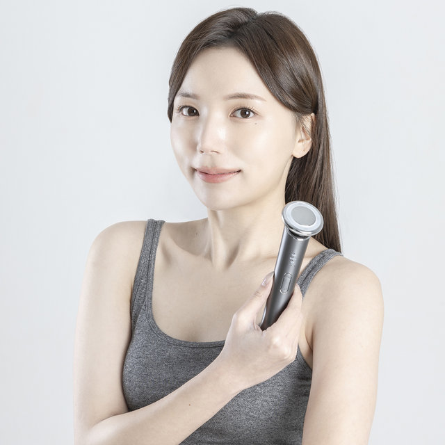 뉴보르나 갈바닉 마사지기 고주파 진동 EMS 얼굴 피부관리기