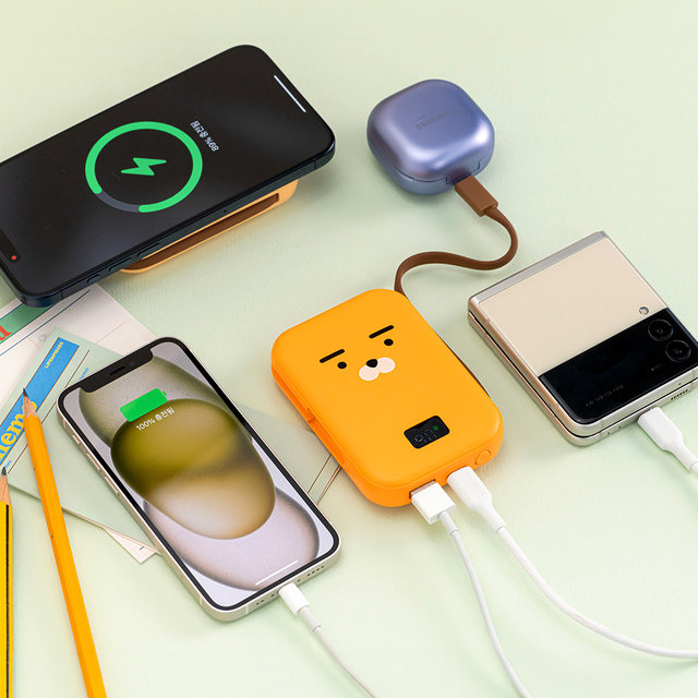 [정상가49,000]케이블형 맥세이프 보조배터리 10,000mAh