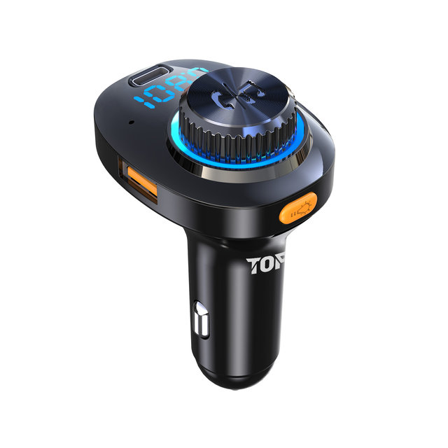 HDTOP 블루투스 무선 카팩 차량용 AUX 리시버 핸즈프리 HT-K003