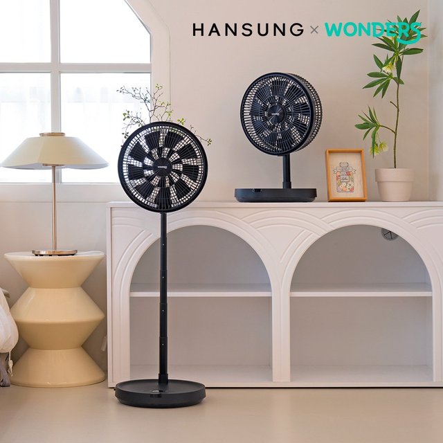 (최종 4.9만)원더스리빙 원더스 브리즈킹 WF90 접이식 폴딩 무선선풍기 탁상용/캠핑용