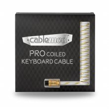CableMod Pro Coiled 항공키보드 (1.5m,화이트)