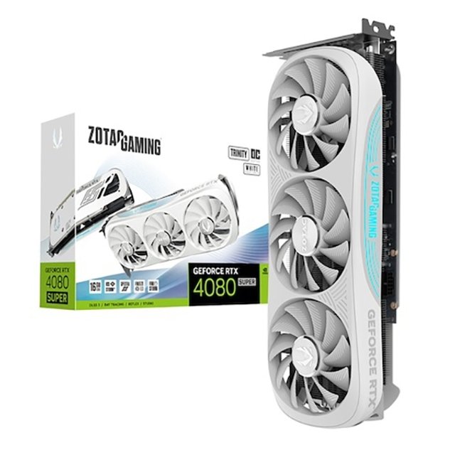 ZOTAC GAMING 지포스 RTX 4080 SUPER Trinity OC D6X 16GB White -