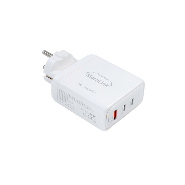 마하링크 PD 100W PPS GaN 접지 멀티 초고속 충전기 ML-GAN100W