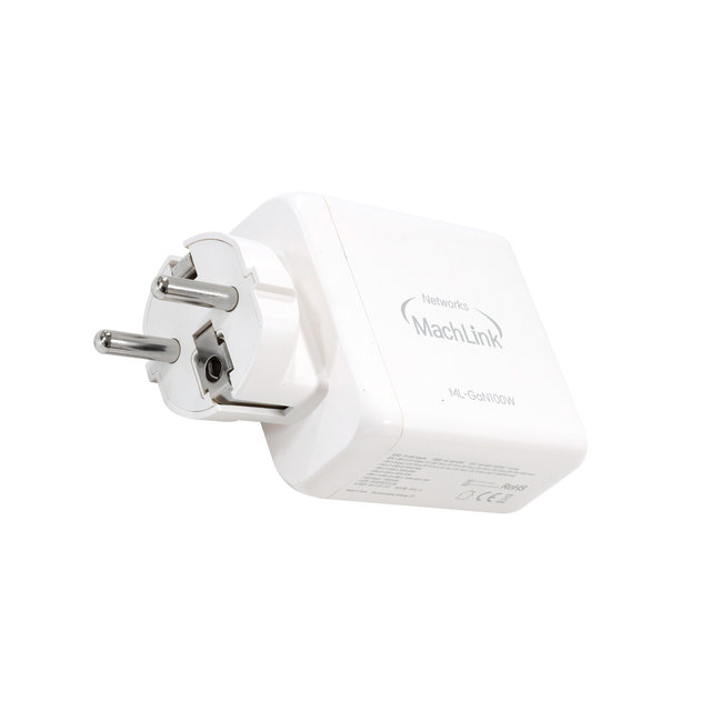 마하링크 PD 100W PPS GaN 접지 멀티 초고속 충전기 ML-GAN100W