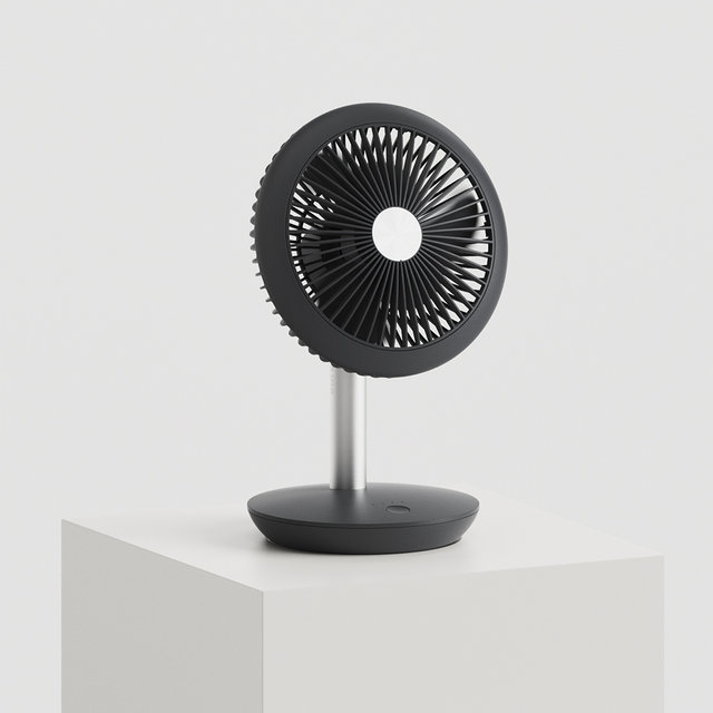 솔러스에어 탁상용 무선 선풍기 AIR601TFG (그레이, 4단계 조절)