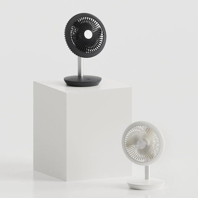 솔러스에어 탁상용 무선 선풍기 AIR601TFG (그레이, 4단계 조절)