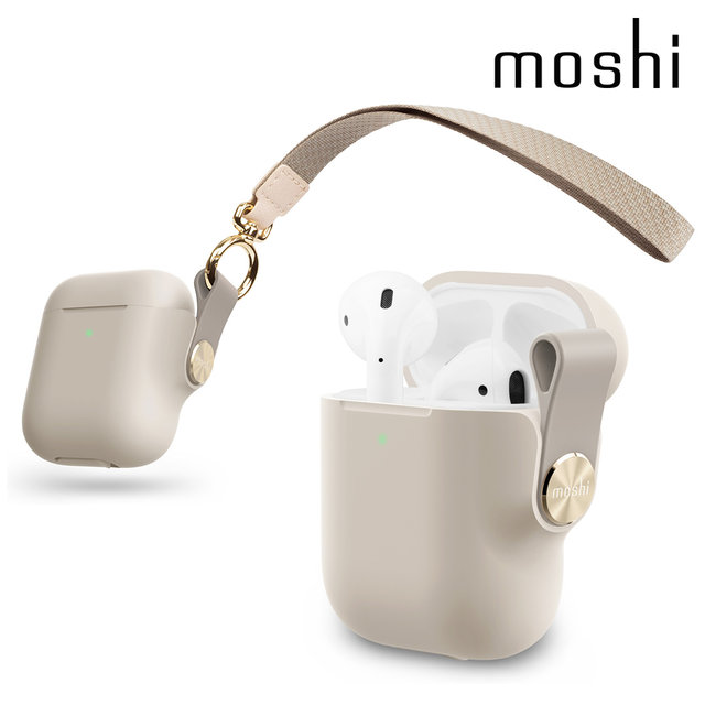 모쉬 에어팟 페보 케이스 1/2세대 스트랩포함/AirPods / Sananna Beige