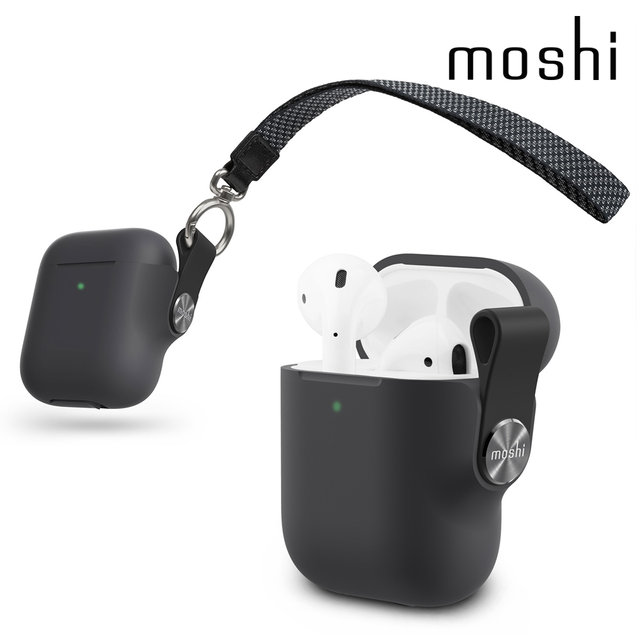 모쉬 에어팟 페보 케이스 1/2세대 스트랩포함/AirPods / Shadow Black