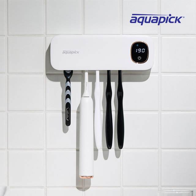 아쿠아픽 가정용 칫솔살균기 AQ-95 / 99.9%살균력 / 바람건조 / 3가지 모드