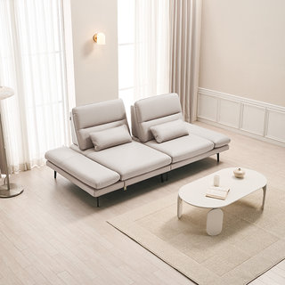 루카스 3인 스윙 전체 천연가죽 소파