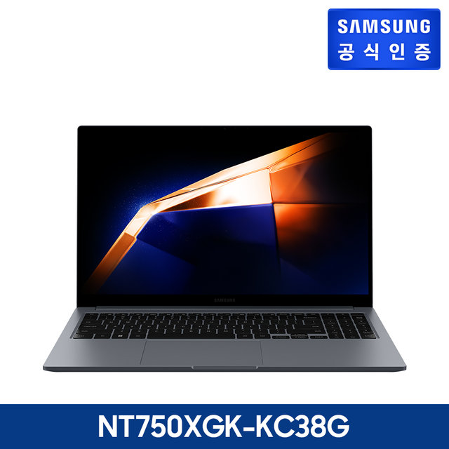 갤럭시 북4 노트북 NT750XGK-KC38G (Core 100U 8GB 256GB 39.6cm FHD LED Anti-Glare Win11그레이)