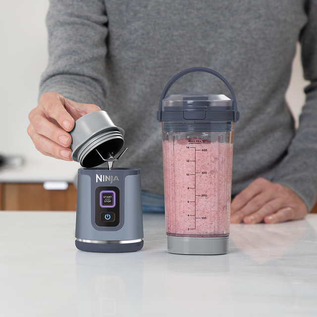 닌자 무선 블라스트 포터블 블렌더 BC151KR_NV[데님블루/6중칼날/음용뚜껑/칼날커버&컵커버]
