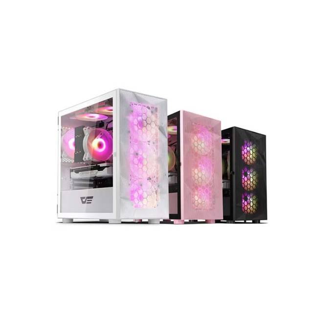 darkFlash DLM21 RGB MESH 강화유리 화이트