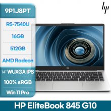HP EliteBook 845 G10 9P1J8PT R5-7540U DDR5 16GB 512GB Win11Pro 16형 WUXGA 400