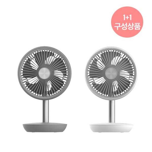 [1+1구성]탁상용 무선 선풍기 AIR604TFW+AIR604TFG