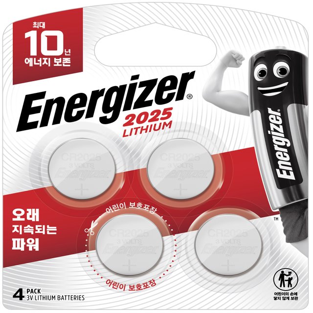 리튬코인 2025 (4입) 코인 건전지 