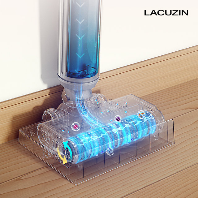 라쿠진 올인원 습건식 무선 물걸레 청소기 브러쉬 1+1 LCZ2211